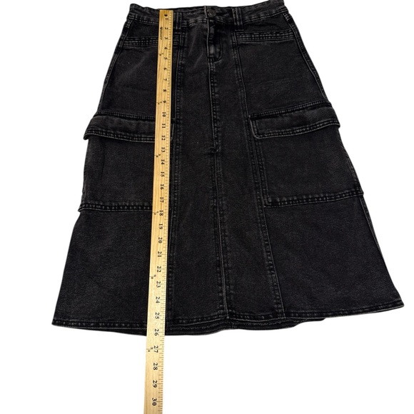 Sincerely Jules Charcoal A-Line Skirt - Picture 5 of 5